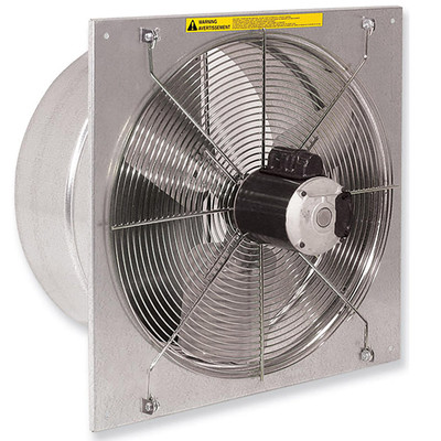  J&D Manufacturing VFT141130 12 Inch Exhaust Fan, 780 CFM, Direct Drive, 115/230V/1Ph 