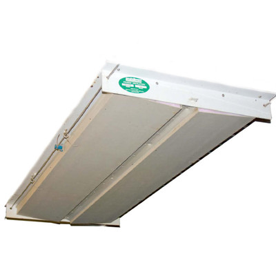  J&D Manufacturing PFAI2150 Pruden Actuated Ceiling Inlet, Uni-Directional, White 