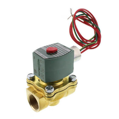  Asco 8210G009 120/60 110/50 Vac 3/4" NPT. 2 Way N.C. General Purpose Brass Solenoid Valve For 