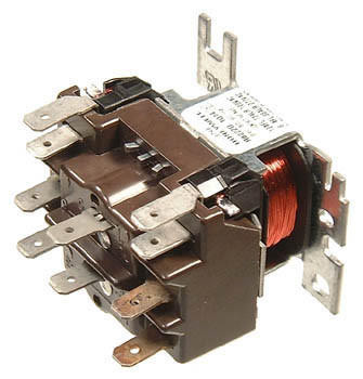  Honeywell R8222N1011 DPDT Pilot Relay,24v AA,Double QC Coil 