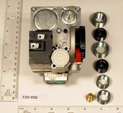  Robertshaw 720-050 24v 1/2" X 3/4" Slow Opening Hsi Gas Valve Includes Lp Kit 150,000 Btu 7200der-s 