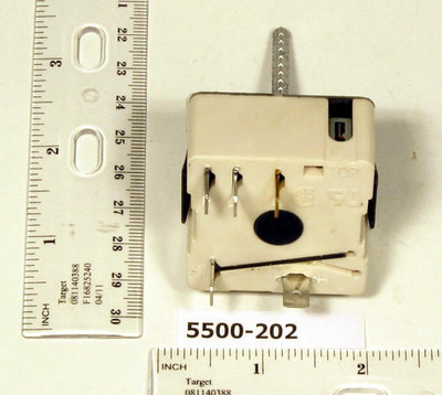  Robertshaw 5500-202M 240v Infinite Switch, No Dial 