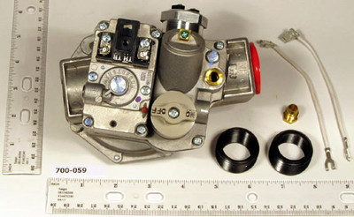  Robertshaw 700-059 24v 1" X 1" Intermittent Pilot, Direct Spark, & Hot Surface Natural Gas Valve 72 