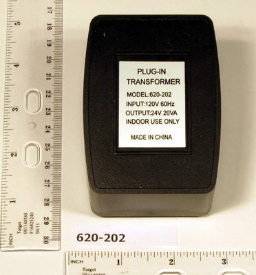  Robertshaw 620-202 120/24 Vac Plug In Transformer 20va 