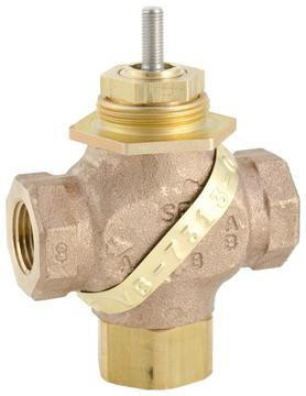  Schneider Electric VB-7313-0-4-04 1/2" NPT. 3 Way 4.4cv Mixing Valve Body For Water 