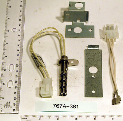  White-Rodgers 767A-381 Hot Surface Mini Ignitor With 7-1/2" Leads Includes Harness & Brackets 