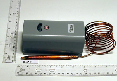  White-Rodgers 1687-9 Temp Control SPDT -30/90F 8' Cap. 