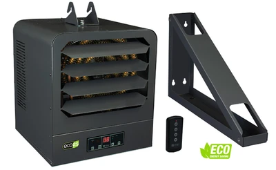  King Electric KB2410-1-B2-ECO Electric Garage Heater, 10 KW, 240V/1Ph 
