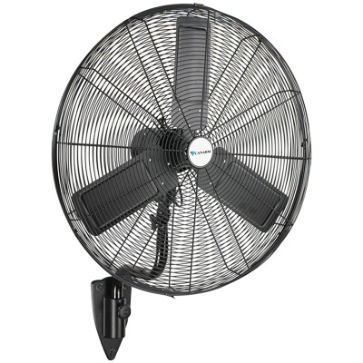 Canarm WMKD24-OSC 24 Inch 3 Speed, Oscillating Wall Mount Commercial Fan 6600 CFM