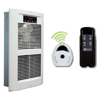  King Electric LPW1227-ECO-WD-R Wall Heater, White Dove, 2750 Watt, 120V/1Ph 