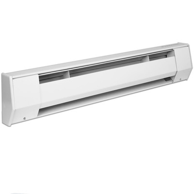  King Electric 2K2005BW Electric Baseboard Heater, 27 Inch Length, 500 Watt, 208V/1Ph, White 
