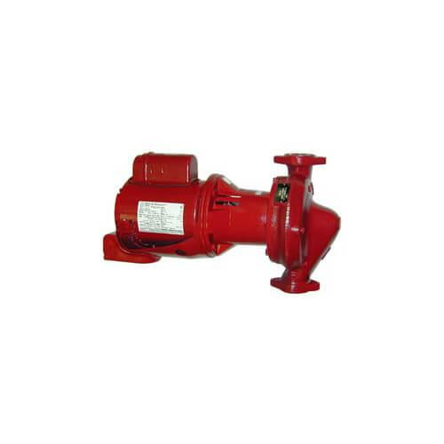 Bell & Gossett 1/3 HP e605S Series e-60 Bronze Fitted 1-1/4" x 5-1/4" In-Line Pump (1 PH, 115/208-230V) 