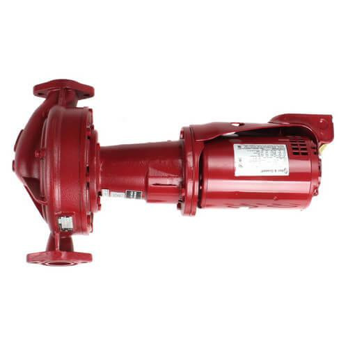 Bell & Gossett 1 HP e623T Series e-60 Bronze Fitted 1-1/2" x 1-1/2" x 7" In-Line Pump (3 PH, 208-230/460V) 