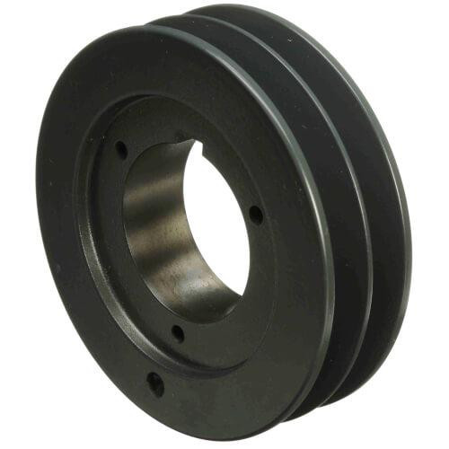 Browning Emerson (Browning) 2B5V56 GripBelt Sheave with Split Taper Bushing 2-Groove 5.88" Diameter Cast Iron 