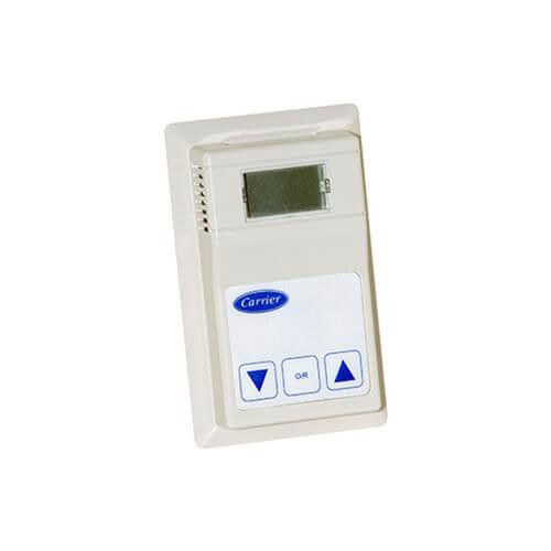 Carrier Space Temperature Sensor w/ Override Setpoint Adjust & Digital Display 