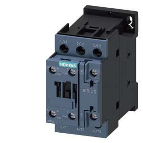 Siemens 3 Pole, 12 Amp, 1NO/1NC, 220V Power Contactor 