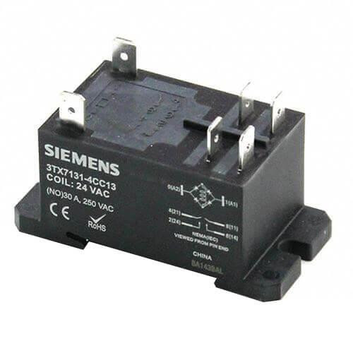 Siemens 240V DPST-NO Socket Relay (30A) 