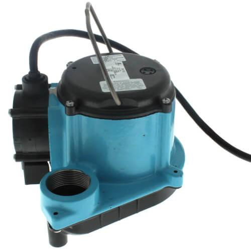 Little Giant 6-CIA-ML, 115v 1/3 HP, 45 GPM - Automatic Submersible Sump Pump, 10ft power cord 