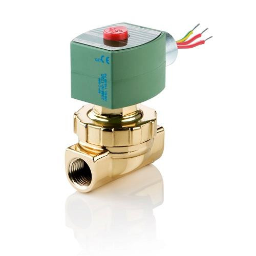  Asco 8220G403 Hot Water and Steam 2-Way Solenoid Valve 3/8" Normally Closed 5-125 PSI 120V 