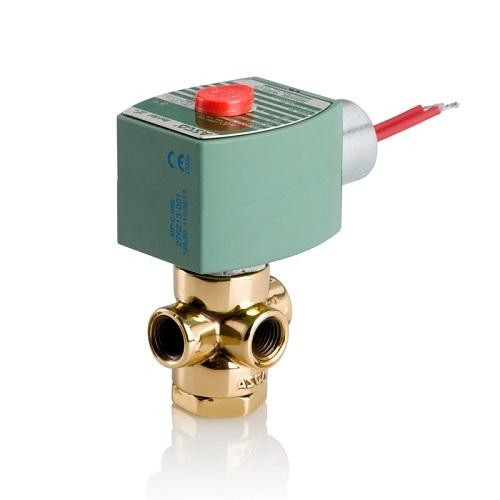  Asco 8320A23 Direct Acting General Service 3-Way Solenoid Valve 1/4" Normally Closed 0-40 PSI 