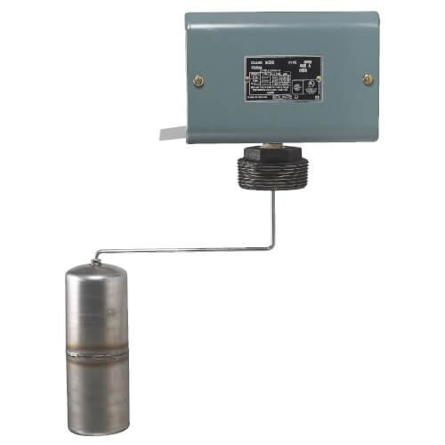Square D Alternator Liquid Level Switch w/ Rod & Float, 4 NC DPST, NEMA 1, Left Float Position (600V) 