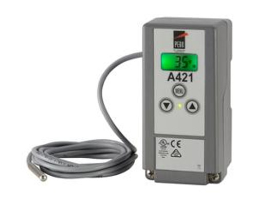  Johnson Controls A421ABC-02 Electronic Single Stage Temperature Control 120/240V -40 to 212F 6-ft Sensor 