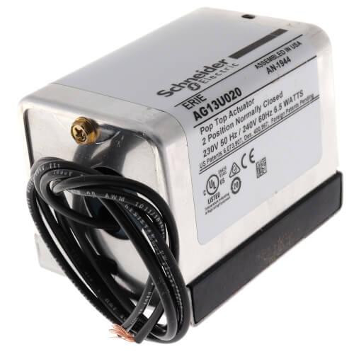  Erie AG13U020 Actuator Motor 2-Position Spring Return 240V Normally Closed with 18" Lead Wire 