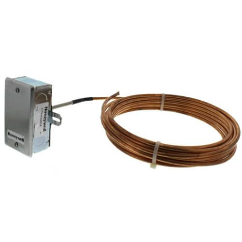  Honeywell C7041R2018 Duct Mount Averaging Temperature Sensor 20K 24ft Copper Wire 