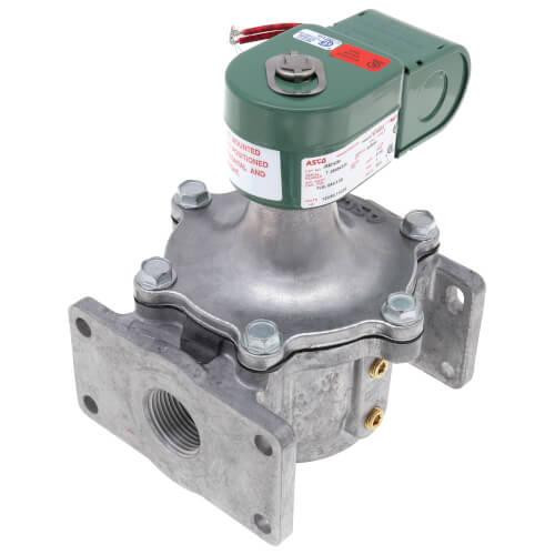  Asco JB8214250CSA Internal Pilot Operated 2-Way Solenoid Valve 1" Normally Closed 0-5 PSI 120V 