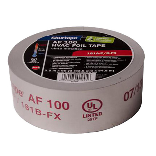  Diversitech 640-UL25 UL Listed Foil Tape - 2-1/2 Inch x 60 Yards, Only Sold In Multiples Of: 16 