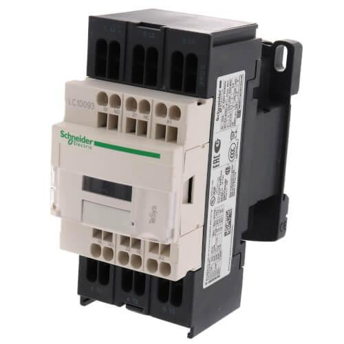 Square D 3 Pole 3 NO Contactor with 1 NO/1NC Aux, 25A (120V) 