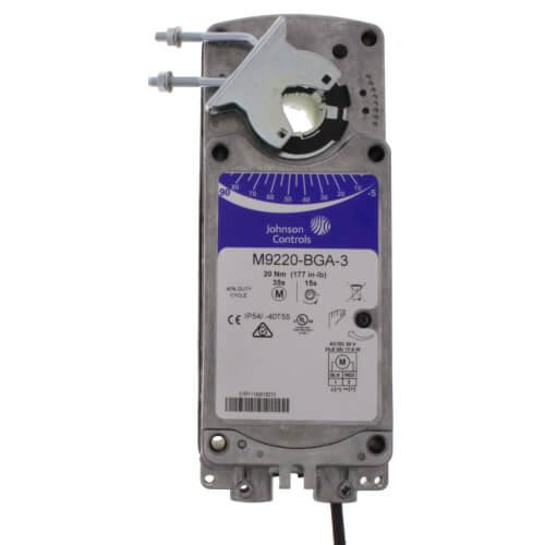  Johnson Controls M9220-BGA-3 Electric Spring Return Actuators 24V 