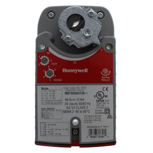  Honeywell MS7505A2130 Actuator Spring Return 10VDC 