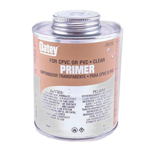  Diversitech 530-30752 Oatey Clear PVC Primer - 16 Oz., Only Sold In Multiples Of: 24 