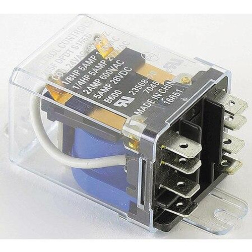  York S1-02427542000 24V Dpdt Relay 