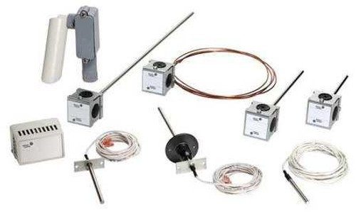 Johnson Controls 8" Flange Mount Nickel Wire Temperature Sensor (1k ohm) 