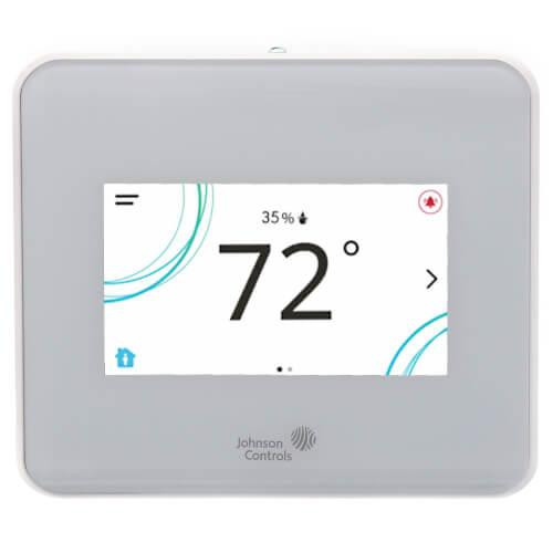 Johnson Controls TEC3000 BACnet or N2 Networked Thermostat Controller w/ Dehumidification (White) 