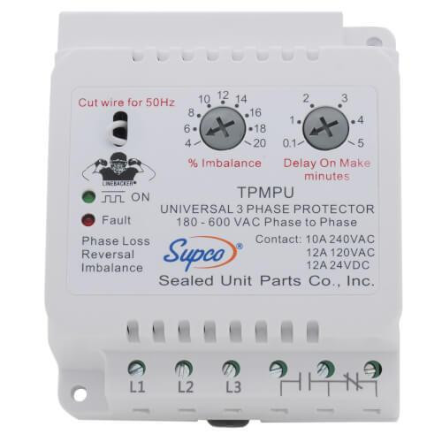 Supco Univ 3 Phase Motor Protector 