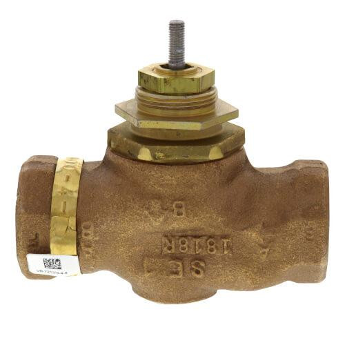  Barber Colman (Schneider Electric) VB-7213-0-4-7 Venta 2-Way Globe Valve Body Brass Trim 1" NPT Normally Open 10Cv 