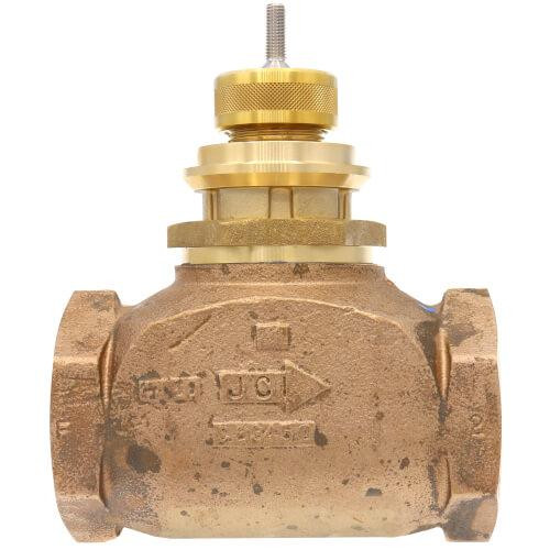 Johnson Controls 1-1/4" NPT 2 Way Normally Open Mixing Valve Body (18.5 Cv) 