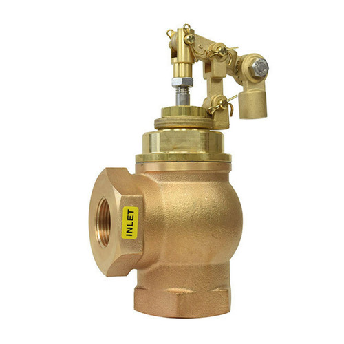 Gadren Machine Company Gadren ACF150V Brass Angle Float Valve 