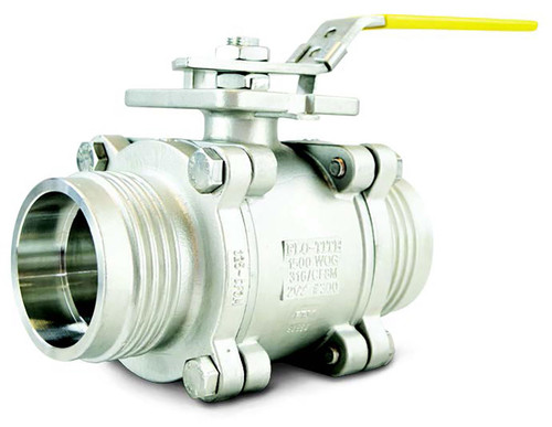  Flo-Tite 325-SS-2-FFF-L-008 1/4 Inch Ball Valve, Full Port, SW Ends, Multi-Choice Weld-In-Place Series 