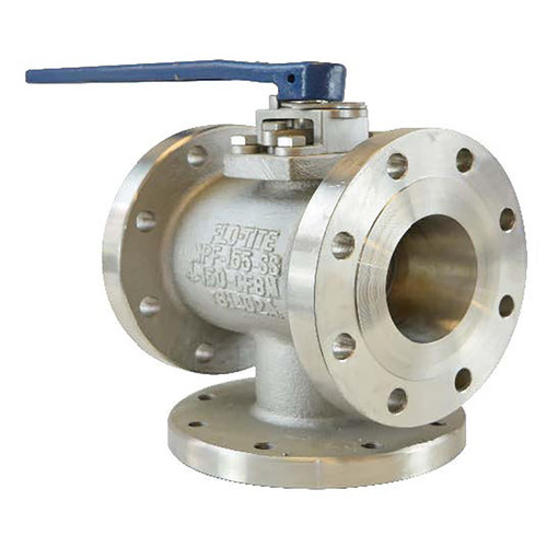  Flo-Tite MPF155-CS-L-FFG-L-050-M14 2 Inch Ball Valve, Flanged Ends, Standard Port, Bottom Entry Series 