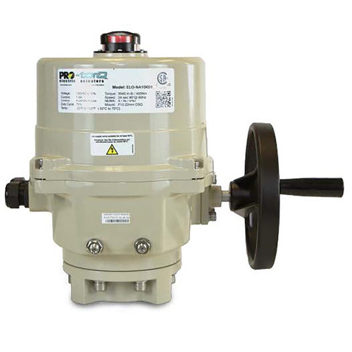  Flo-Tite Pro-Torq ELO-NA10K0 120VAC Industrial Electric Actuator, On/Off, 3540 In-Lb 