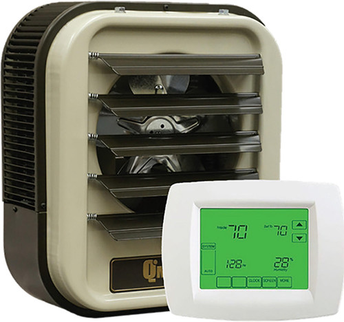  QMark MUH0541-PRO-SSP Electric Unit Heater w/ Smart Series Thermostat, Mounting Bracket, Disconnect, 5KW,  480V/1Ph 