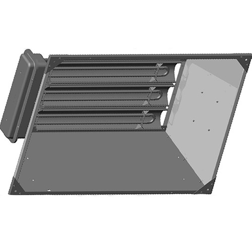  Berko XRM6083 Industrial Infrared Heater, 6KW, 208V/3Ph 