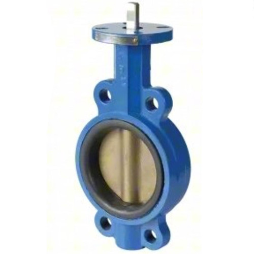  Pratt Industrial BF1-125-025-8668 Wafer Butterfly Valve, ANSI 125, 2 1/2 Inch, Ductile Iron Body, CF8M Disc, 316 Stem, EPDM Seat 