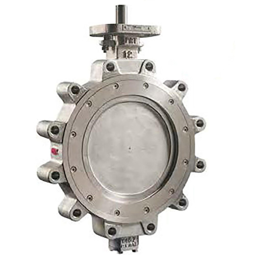  Pratt Industrial HP2-150-120-663A Lug Butterfly Valve, ANSI 150, 12 Inch, WCB Body, CF8M Disc, 17-4 Stem, RTFE Seat 