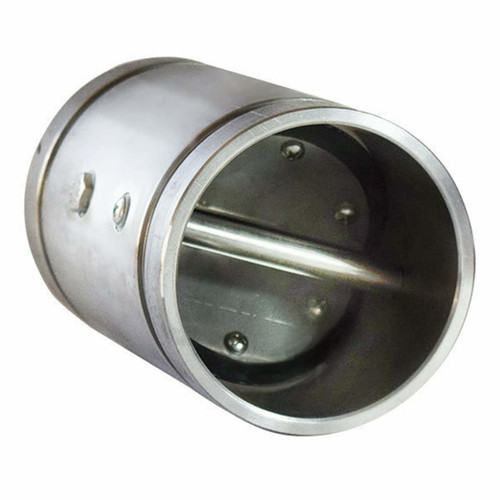  Flexi-Hinge 2.5-513-2231 2.5 Inch Check Valve, Grooved Ends, 316 SS Body, 316 SS Internals, Silicone Seal, With Spring 