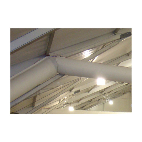  ABC Industries IVF/AV13WT20W25 20 Inch x 25 Ft. AirVent 1399, Blower Diffuser Tubing, White, Wire Rope Cuffs Each End 